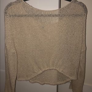 Cropped sweater
